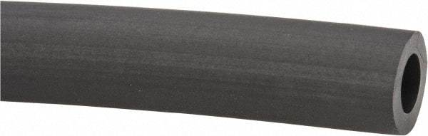 Made in USA - 1/4" ID x 7/16" OD, 3/32" Wall Thickness, Cut to Length (50' Standard Length) TPE Tube - Black, 64 Shore A Hardness - Americas Industrial Supply