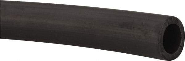 Made in USA - 3/8" ID x 9/16" OD, 3/32" Wall Thickness, Cut to Length (50' Standard Length) TPE Tube - Black, 64 Shore A Hardness - Americas Industrial Supply