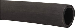 Made in USA - 3/4" ID x 1" OD, 1/8" Wall Thickness, Cut to Length (50' Standard Length) TPE Tube - Black, 64 Shore A Hardness - Americas Industrial Supply