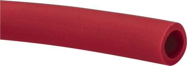 Made in USA - 1/4" ID x 3/8" OD, 1/16" Wall Thickness, Cut to Length (50' Standard Length) TPE Tube - Red, 64 Shore A Hardness - Americas Industrial Supply