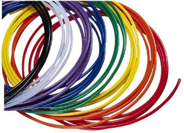 Made in USA - 1/4" ID x 3/8" OD, 1/16" Wall Thickness, Cut to Length (100' Standard Length) LLDPE Tube - Purple, 214 Max psi, 44 Shore D Hardness - Americas Industrial Supply