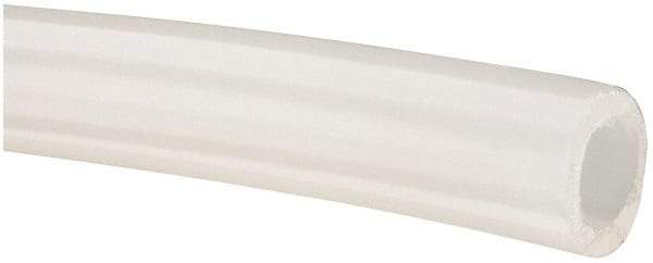 Made in USA - 5/16" ID x 1/2" OD, 3/32" Wall Thickness, Cut to Length (100' Standard Length) LLDPE Tube - Natural, 249 Max psi, 44 Shore D Hardness - Americas Industrial Supply