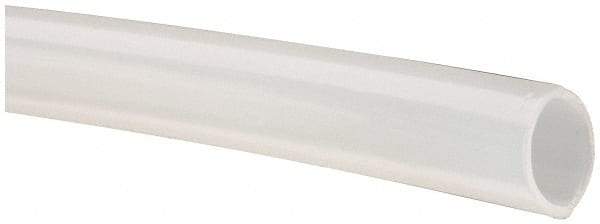 Made in USA - 1/2" ID x 5/8" OD, 1/16" Wall Thickness, Cut to Length (100' Standard Length) LLDPE Tube - Natural, 119 Max psi, 44 Shore D Hardness - Americas Industrial Supply