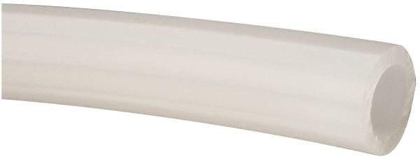 Made in USA - 1/2" ID x 3/4" OD, 1/8" Wall Thickness, Cut to Length (100' Standard Length) LLDPE Tube - Natural, 216 Max psi, 44 Shore D Hardness - Americas Industrial Supply