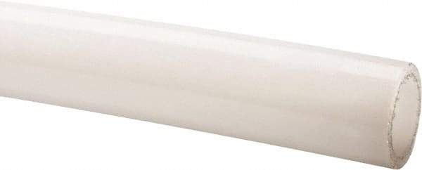 Made in USA - 3/4" ID x 1" OD, 1/8" Wall Thickness, Cut to Length (100' Standard Length) LLDPE Tube - Natural, 154 Max psi, 44 Shore D Hardness - Americas Industrial Supply