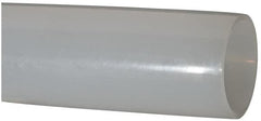 Made in USA - 2" ID x 2-1/4" OD, 1/8" Wall Thickness, Cut to Length (100' Standard Length) LLDPE Tube - Natural, 63 Max psi, 44 Shore D Hardness - Americas Industrial Supply