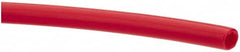 Made in USA - 1/4" ID x 3/8" OD, 1/16" Wall Thickness, Cut to Length (100' Standard Length) LLDPE Tube - Red, 214 Max psi, 44 Shore D Hardness - Americas Industrial Supply