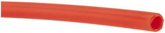 Made in USA - 11/64" ID x 1/4" OD, 0.04" Wall Thickness, Cut to Length (100' Standard Length) LLDPE Tube - Orange, 205 Max psi, 44 Shore D Hardness - Americas Industrial Supply