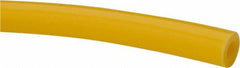 Made in USA - 1/8" ID x 1/4" OD, 1/16" Wall Thickness, Cut to Length (100' Standard Length) LLDPE Tube - Yellow, 358 Max psi, 44 Shore D Hardness - Americas Industrial Supply