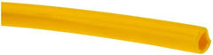 Made in USA - 11/64" ID x 1/4" OD, 0.04" Wall Thickness, Cut to Length (100' Standard Length) LLDPE Tube - Yellow, 205 Max psi, 44 Shore D Hardness - Americas Industrial Supply