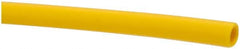 Made in USA - 1/4" ID x 3/8" OD, 1/16" Wall Thickness, Cut to Length (100' Standard Length) LLDPE Tube - Yellow, 214 Max psi, 44 Shore D Hardness - Americas Industrial Supply