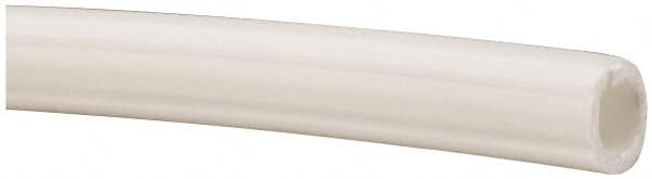 Made in USA - 1/4" ID x 3/8" OD, 1/16" Wall Thickness, Cut to Length (100' Standard Length) LLDPE Tube - White, 214 Max psi, 44 Shore D Hardness - Americas Industrial Supply