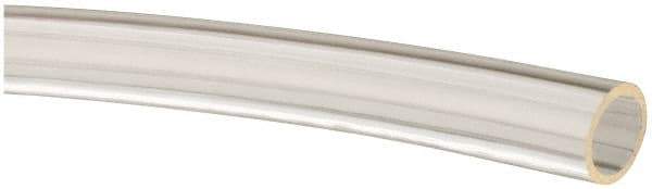 Made in USA - 1/4" ID x 5/16" OD, 1/32" Wall Thickness, Cut to Length (100' Standard Length) Ester Urethane Tube - Natural, 50 Max psi, 85 Shore A Hardness - Americas Industrial Supply