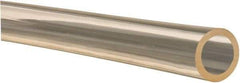 Made in USA - 3/4" ID x 1" OD, 1/8" Wall Thickness, Cut to Length (50' Standard Length) Ester Urethane Tube - Natural, 55 Max psi, 85 Shore A Hardness - Americas Industrial Supply