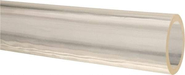 Made in USA - 7/8" ID x 1-1/8" OD, 1/8" Wall Thickness, Cut to Length (50' Standard Length) Ester Urethane Tube - Natural, 45 Max psi, 85 Shore A Hardness - Americas Industrial Supply