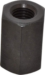 Gibraltar - 3/4-10 UNC, 1-7/8" OAL Steel Standard Coupling Nut - Black Oxide Coated, 1-1/4" Width Across Flats - Americas Industrial Supply