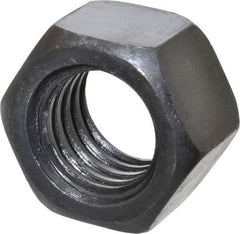 Gibraltar - 5/8-11 UNC Steel Right Hand Heavy Hex Nut - 15/16" Across Flats, 35/64" High, Black Oxide Finish - Americas Industrial Supply