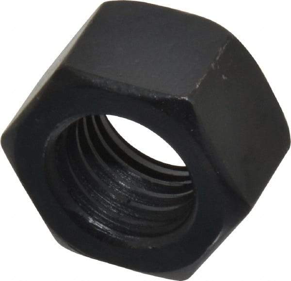 Gibraltar - 3/4-10 UNC Steel Right Hand Heavy Hex Nut - 1-1/8" Across Flats, 41/64" High, Black Oxide Finish - Americas Industrial Supply