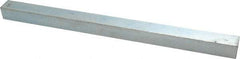 Made in USA - 12" Long x 3/4" High x 3/4" Wide, Zinc-Plated Undersized Key Stock - C1018 Steel - Americas Industrial Supply