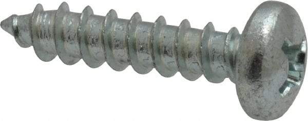 Value Collection - #12 Pan Head Phillips Sheet Metal Screw - Steel, 1" Length Under Head, Grade 2 - Americas Industrial Supply