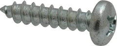 Value Collection - #12 Pan Head Phillips Sheet Metal Screw - Steel, 1" Length Under Head, Grade 2 - Americas Industrial Supply