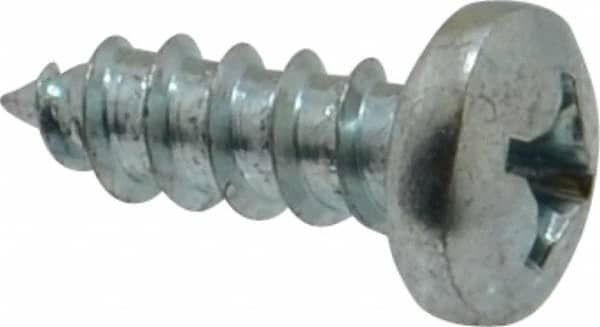 Value Collection - #14 Pan Head Phillips Sheet Metal Screw - Steel, 3/4" Length Under Head, Grade 2 - Americas Industrial Supply