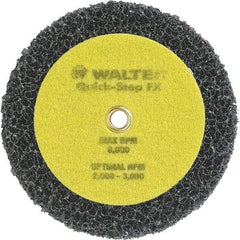 WALTER Surface Technologies - 6" Diam, Aluminum Oxide Hook & Loop Disc - Nonwoven, Series 07-X, Quick-Step FX - Americas Industrial Supply