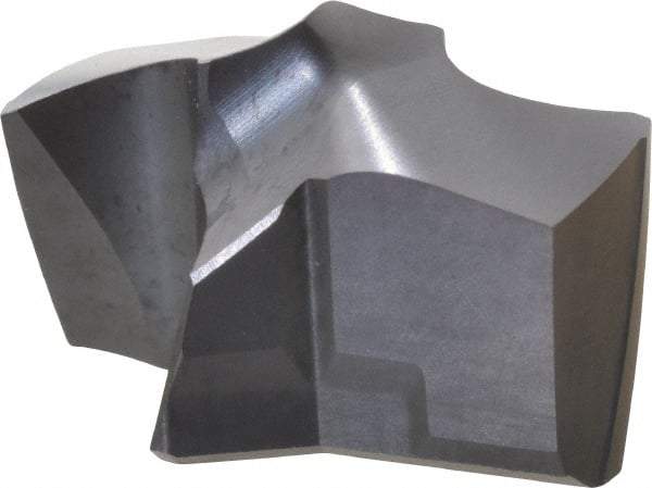 Kennametal - Series KSEM, 18.26mm Diam Grade KC7320 140° Replaceable Drill Tip - Carbide, AlTiN Finish, 2 Seat Size - Americas Industrial Supply