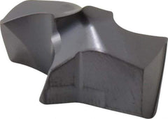 Kennametal - Series KSEM, 21.83mm Diam Grade KC7320 140° Replaceable Drill Tip - Carbide, AlTiN Finish, 3 Seat Size - Americas Industrial Supply
