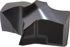 Kennametal - Series KSEM, 23mm Diam Grade KC7320 140° Replaceable Drill Tip - Carbide, AlTiN Finish, 4 Seat Size - Americas Industrial Supply
