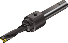 Sandvik Coromant - 2.874" Max Drill Depth, 4xD, 0.687" Diam, Indexable Insert Drill - 2 Inserts, 1" Shank Diam, Flange Shank - Americas Industrial Supply