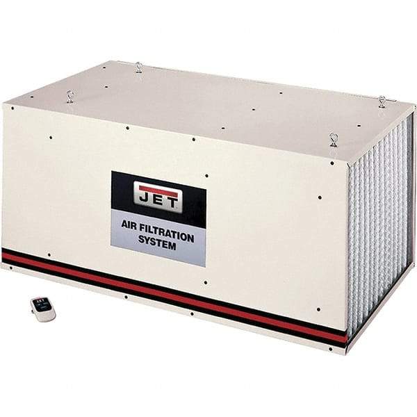 Jet - 1µm, 115 Volt Ceiling Mount Air Filtration Machine - 44" Long x 20" Deep x 24" High, 1,700 CFM Air Flow - Americas Industrial Supply