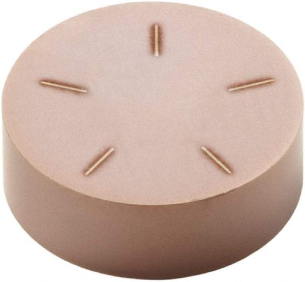 Seco - RNMN32 Grade CBN400C PCBN Turning Insert - TiSiN Finish, Round, 3/8" Inscr Circle, 1/8" Thick - Americas Industrial Supply