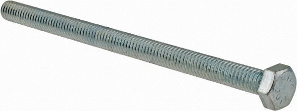 Made in USA - 5/16-18 UNC, 5" Length Under Head Hex Head Cap Screw - Americas Industrial Supply