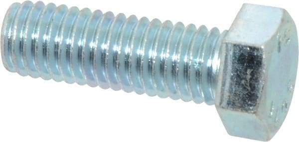 Value Collection - 1/2-13 UNC, 1-1/2" Length Under Head Hex Head Cap Screw - Fully Threaded, Grade 2 Steel, Zinc-Plated Finish, 3/4" Hex - Americas Industrial Supply