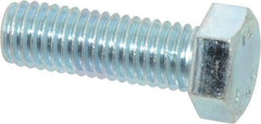 Value Collection - 1/2-13 UNC, 1-1/2" Length Under Head Hex Head Cap Screw - Fully Threaded, Grade 2 Steel, Zinc-Plated Finish, 3/4" Hex - Americas Industrial Supply