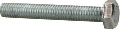 Value Collection - 1/2-13 UNC, 3-1/4" Length Under Head Hex Head Cap Screw - Fully Threaded, Grade 2 Steel, Zinc-Plated Finish, 3/4" Hex - Americas Industrial Supply