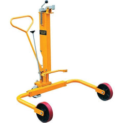 Wesco Industrial Products - 550 Lb Load Capacity, 30 & 55 Gal Drum Truck - 40" Wide x 46" High, 3 Steel Wheels - Americas Industrial Supply