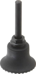 Made in USA - 1-1/2" Diam Quick-Change Type S Disc Backing Pad - 1/4" Shank Diam, Medium Density, 30,000 RPM - Americas Industrial Supply