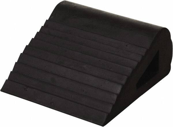 Vestil - 6" Wide x 3-1/4" High x 6-1/2" Deep, Rubber Wheel Chock - Americas Industrial Supply
