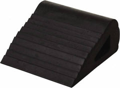 Vestil - 6" Wide x 3-1/4" High x 6-1/2" Deep, Rubber Wheel Chock - Americas Industrial Supply