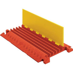 Checkers - On Floor Cable Covers Cover Material: Polyurethane Number of Channels: 5 - Americas Industrial Supply