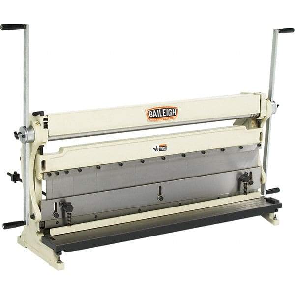 Baileigh - Combination Roller, Shear & Brake Machines Maximum Mild Steel Shearing Capacity (Gauge): 20 Maximum Mild Steel Bending Capacity (Gauge): 20 - Americas Industrial Supply