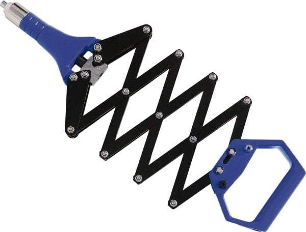 RivetKing - Scissor Action Hand Riveter - 3/32 to 3/16" Rivet Capacity, 14" OAL - Americas Industrial Supply