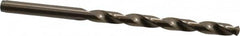 Cleveland - #5 135° Cobalt Jobber Drill - Oxide/Gold Finish, Right Hand Cut, Spiral Flute, Straight Shank, 3-3/4" OAL, Split Point - Americas Industrial Supply