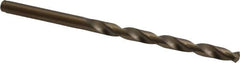 Cleveland - #14 135° Cobalt Jobber Drill - Oxide/Gold Finish, Right Hand Cut, Spiral Flute, Straight Shank, 3-3/8" OAL, Split Point - Americas Industrial Supply