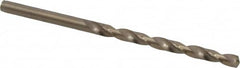 Cleveland - #18 135° Cobalt Jobber Drill - Oxide/Gold Finish, Right Hand Cut, Spiral Flute, Straight Shank, 3-1/4" OAL, Split Point - Americas Industrial Supply