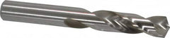 Cleveland - 7/16" 135° Spiral Flute High Speed Steel Screw Machine Drill Bit - Bright Finish, Right Hand Cut, 2-1/16" Flute Length, 3-7/16" OAL, Split Point, Straight Shank - Americas Industrial Supply