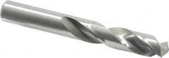 Cleveland - 31/64" 135° Spiral Flute High Speed Steel Screw Machine Drill Bit - Bright Finish, Right Hand Cut, 2-3/16" Flute Length, 3-11/16" OAL, Split Point, Straight Shank - Americas Industrial Supply