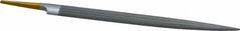 PFERD - 8" Swiss Pattern Half Round File - 3/4" Width Diam x 7/32" Thick, With Tang - Americas Industrial Supply